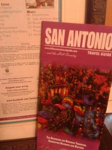 The Art Work Of Patti Schermerhorn On The Cover Of The 2012 Fall Edition Of The San Antonio Travel Guide